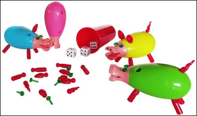Dans un jeu de société connu, que fait le cochon ?