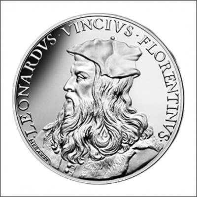 Une pièce de monnaie italienne de 10 euros rend hommage au 500e anniversaire de la mort de Léonard de Vinci. En quelle année cet événement s'est-il produit ?