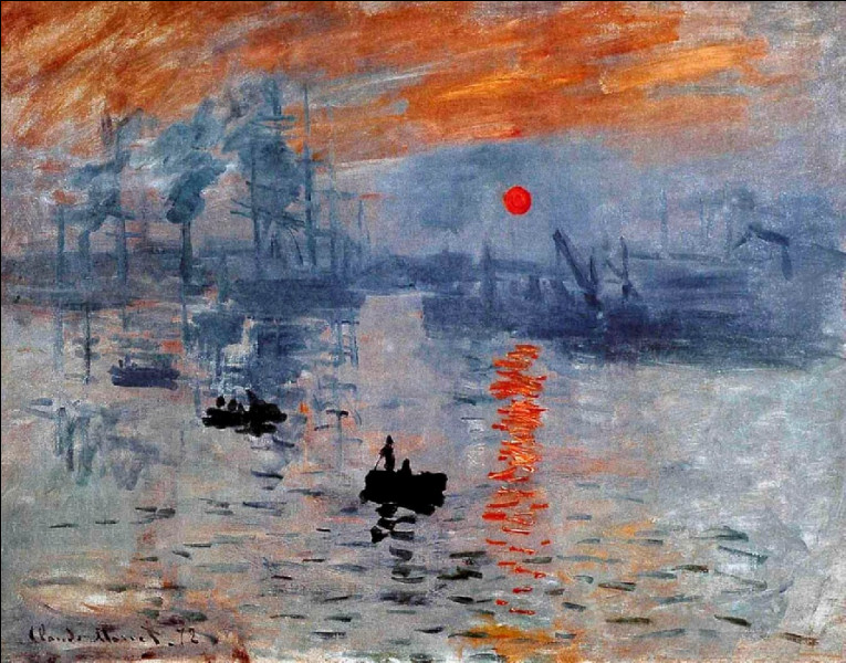 Quel est le titre cette œuvre de Claude Monet ?
