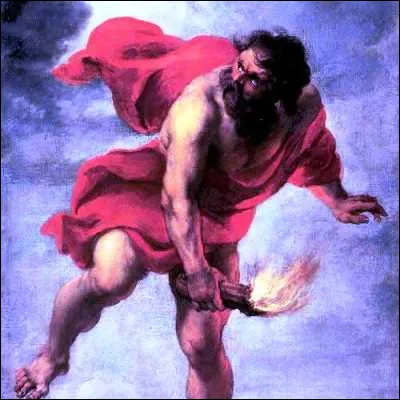 Dans la mythologie grecque, quel Titan, fils de Japet, a vol&eacute; le feu de l�Olympe pour le donner aux hommes ?