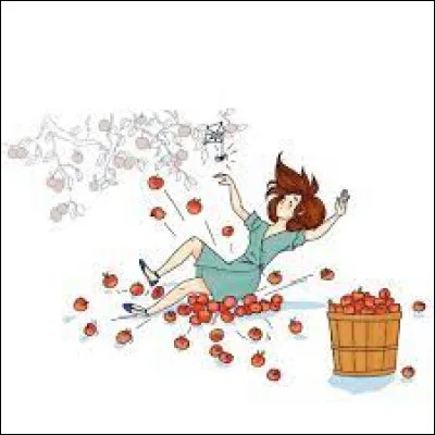 La pauvre fille est tombée dans les pommes ! Elle est restée plusieurs minutes...