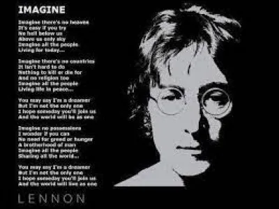 Quelle est la suite pour celle ci ?

Imagine there's no heaven
It's easy if you try
No hell below us
Above us, only sky
Imagine all the people
Livin' for today
Ah
Imagine there's no countries
It isn't hard to do
Nothing to kill or die for
And no religion, too...
