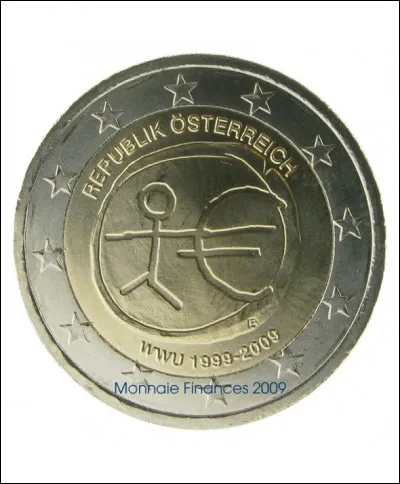 Une pièce de monnaie de 2 euros commémore la création de la République d'Autriche. En quelle année cet événement a-t-il eu lieu ?