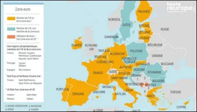 Combien de pays sont actuellement dans la zone euro ?