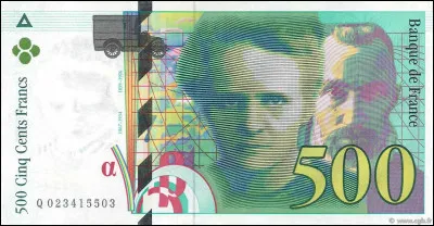 Qui ne voit-on pas sur ce billet de 500 francs ?