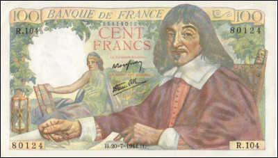 Qui est représenté sur ce billet de 100 francs ?