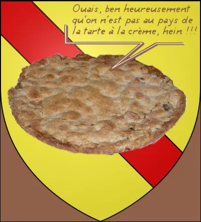 Du temps de jadis, il arrivait que les bons sujets inventassent une recette en l'honneur d'un visiteur de marque (à moins que ce ne fût pour lui envoyer sur la tronche*), comme à Salins-les-Bains (39) avec cette pâtisserie appelée... [complétez !]