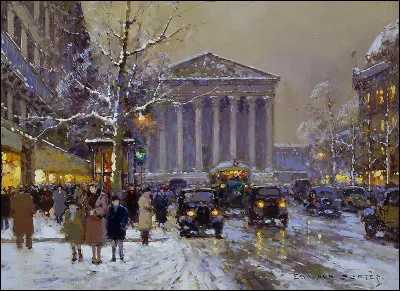 Paris enneig&eacute;e, ensoleill&eacute;e, en hiver, en &eacute;t&eacute; ou au cr&eacute;puscule, telle est la sp&eacute;cificit&eacute; de ce peintre qui joue sur les effets m&eacute;t&eacute;orologiques pour peindre la capitale dont il fait sa muse. Quel est le nom de cet artiste dont la presse internationale fait l'&eacute;cho de son succ&egrave;s en 1902 lors du Salon des artistes fran&ccedil;ais ?