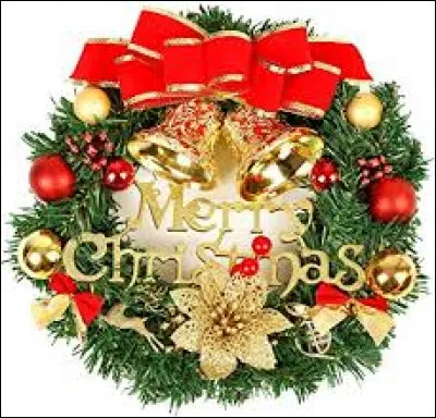 Quel est cet objet qui orne les portes des maisons pendant cette période de Noël ?