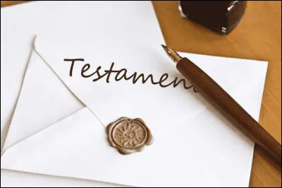 Laquelle de ces propositions peut-être un faux testament ?