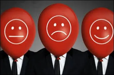 Combien vois-tu de ballons rouges qui font un sourire ?