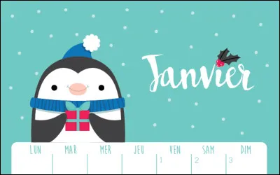 C'est le premier janvier, que fais-tu ?