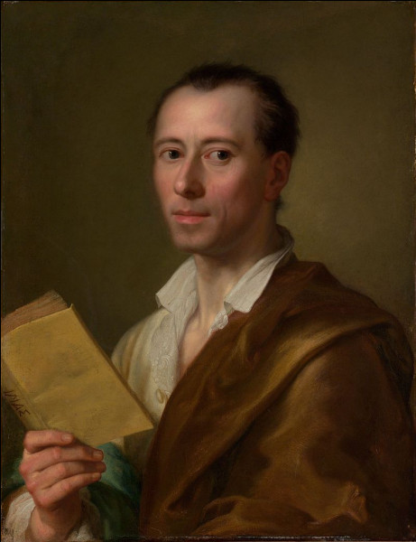 Un penseur, né en 1717, mort en 1768, s'inspirant de R. Mengs, prétend "pénétrer dans l'essence de l'art". Qui est-il ?