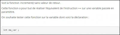 Quel appel de fonction va permettre deffectuer cette opération ?
