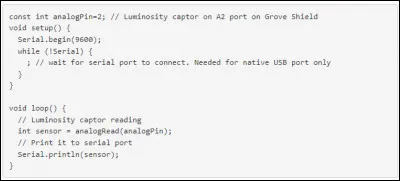 Quelle est laffirmation vraie dans cette liste concernant la variable sensor ?