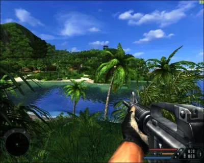 Comment s'appelle l'arme que l'homme tiens dans ses mains ?