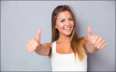 Est-ce que, quand tu es triste, quelque chose de réjouissant se passe ?
(Pour dire oui, il faut que ça se passe plusieurs fois.)