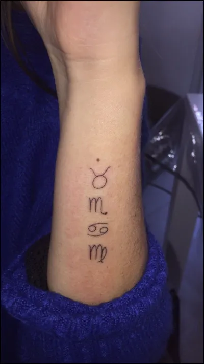 Quel est le troisième signe de haut en bas ?