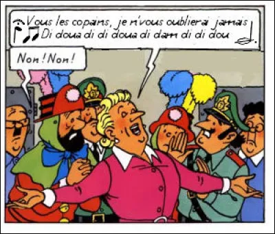 Imaginez-vous la Castafiore avec des couettes...