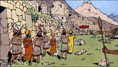 Quel phnomne naturel sauva Tintin et ses amis du bcher dans l'album 'Le Temple du Soleil' ?