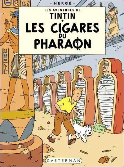 Quel animal Tintin russit-il  dompter grce  une flte dans 'Les Cigares du Pharaon' ?