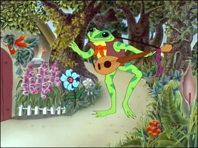 Quel est le titre de la chanson interprétée par cette grenouille du clip de Roger David Glover, ex puis re bassiste du groupe ''Deep Purple'' ?