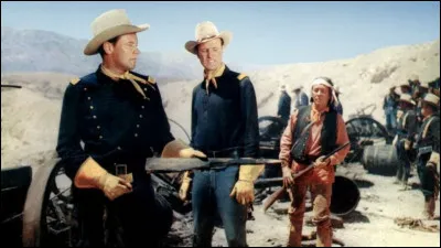 Dans "Fort Bravo", un groupe de prisonniers prépare un plan d'évasion afin de rentrer au Texas ; c'est un film de ...