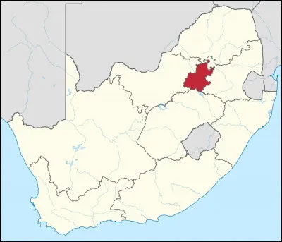 Quelle est cette ville, capitale du Gauteng, plus riche région d'Afrique du Sud, située sur un gisement aurifère ?