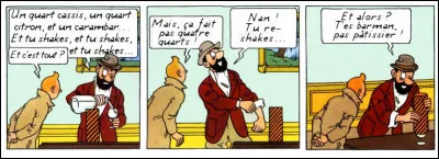 Le capitaine, toujours très à son affaire, dans le rôle de ... (Complétez !)