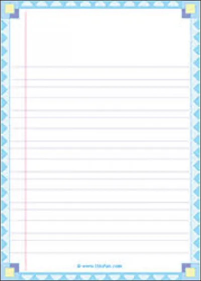 Le dessin doit être réalisé sur une feuille...