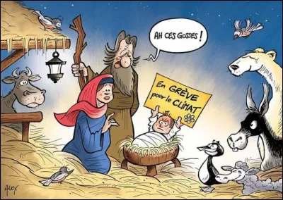 Un enfant pose une question à sa mère : "Elle faisait quoi la Sainte Vierge comme métier ?
- Mère au foyer !