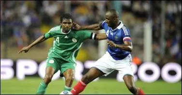 France-Nigria : 0-1 le 02/06/2009  Saint-Etienne. But d'Akpala pour le Nigria. Mandanda a encore prouv qu'il avait dfinitivement la scoumoune en slection. Que lui est-il arriv sur le but ?