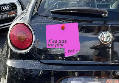 C'est bien une voiture de mecs, ça, non ?
[Trouvez le modèle !]