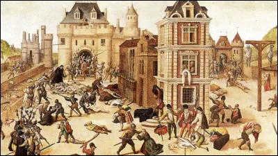 Catholiques : ils s'opposent aux protestants durant les guerres de religion. Sous l'instigation de qui eut lieu le massacre de la Saint-Barthémy en 1572 ?