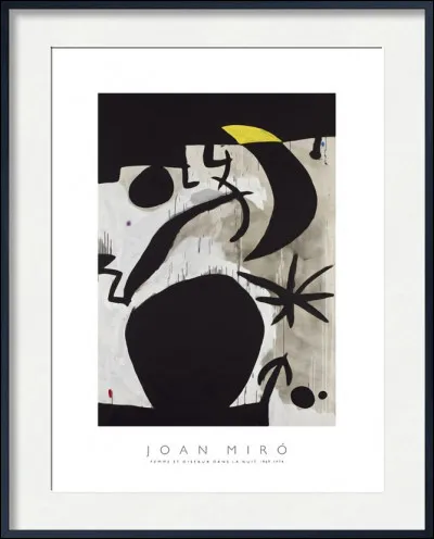 Comment s'appelle ce tableau de Joan Miro ?