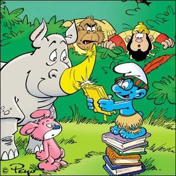 Qui est ce schtroumpf  qui porte des lunettes ?