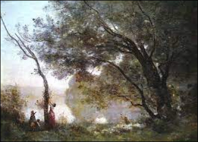 Quel peintre paysagiste est l'auteur de ce tableau intitulé ''Souvenir de Mortefontaine'' ?