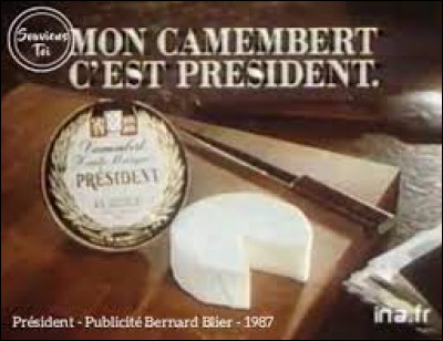 En 1987, quel grand acteur faisait de la publicité pour le camembert "Président" ?