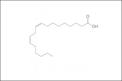 Donnez la nomenclature et le nom de cet acide gras :