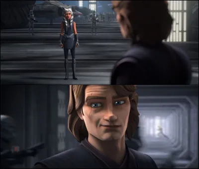 Quels sont les derniers mots dAhsoka à Anakin avant le siège de Mandalore ?