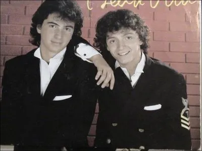 Le duo David et Jonathan a chant ' Senza una donna '