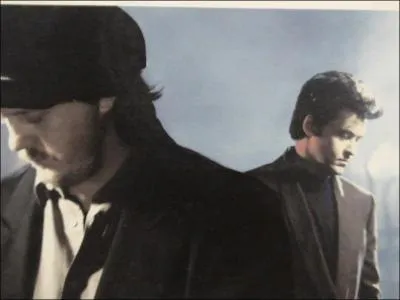 Le duo Zucchero et Paul Young a chant ' Belle vita '