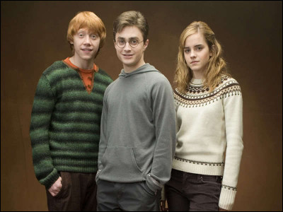 Quels sont les prénoms des acteurs incarnant Ron, Harry et Hemione ?