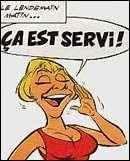 Comment se nomme la femme du chef Belge qu'Astrix, Oblix et Idfix ont rencontr ?