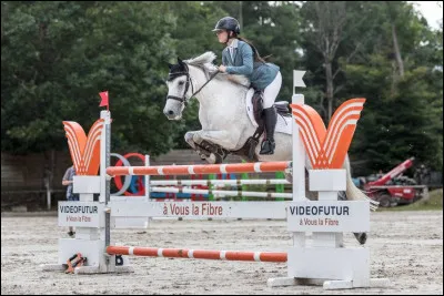 En concours, ton cheval fait tomber une barre.