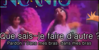 Pourquoi veut-elle faire un câlin ?