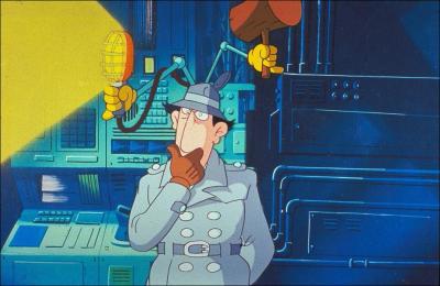 Cyber-policier dot de nombreux gadgets (d'o son nom) directement intgrs  son corps. Il lutte pour la police contre l'organisation M. A. D. , dirige par le Docteur Gang, Quelle est cette srie ?