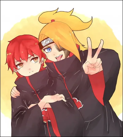 Avec qui, à part Deidara, a-t-il fait équipe dans l'Akatsuki ?