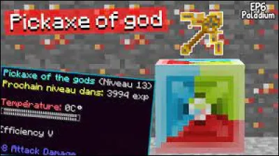Comment crafte-t-on une POG ? (Pickaxe of the gods)