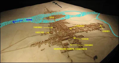 Paris c'était Lutèce du temps des Gallo-Romains.